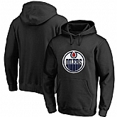 Edmonton Oilers Black All Stitched Pullover Hoodie,baseball caps,new era cap wholesale,wholesale hats